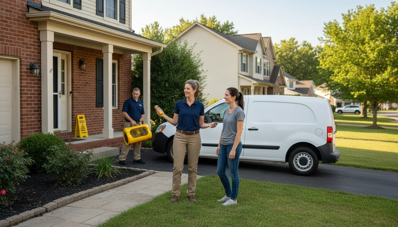 Water restoration image for Mold Remediation in Newtonville, NJ